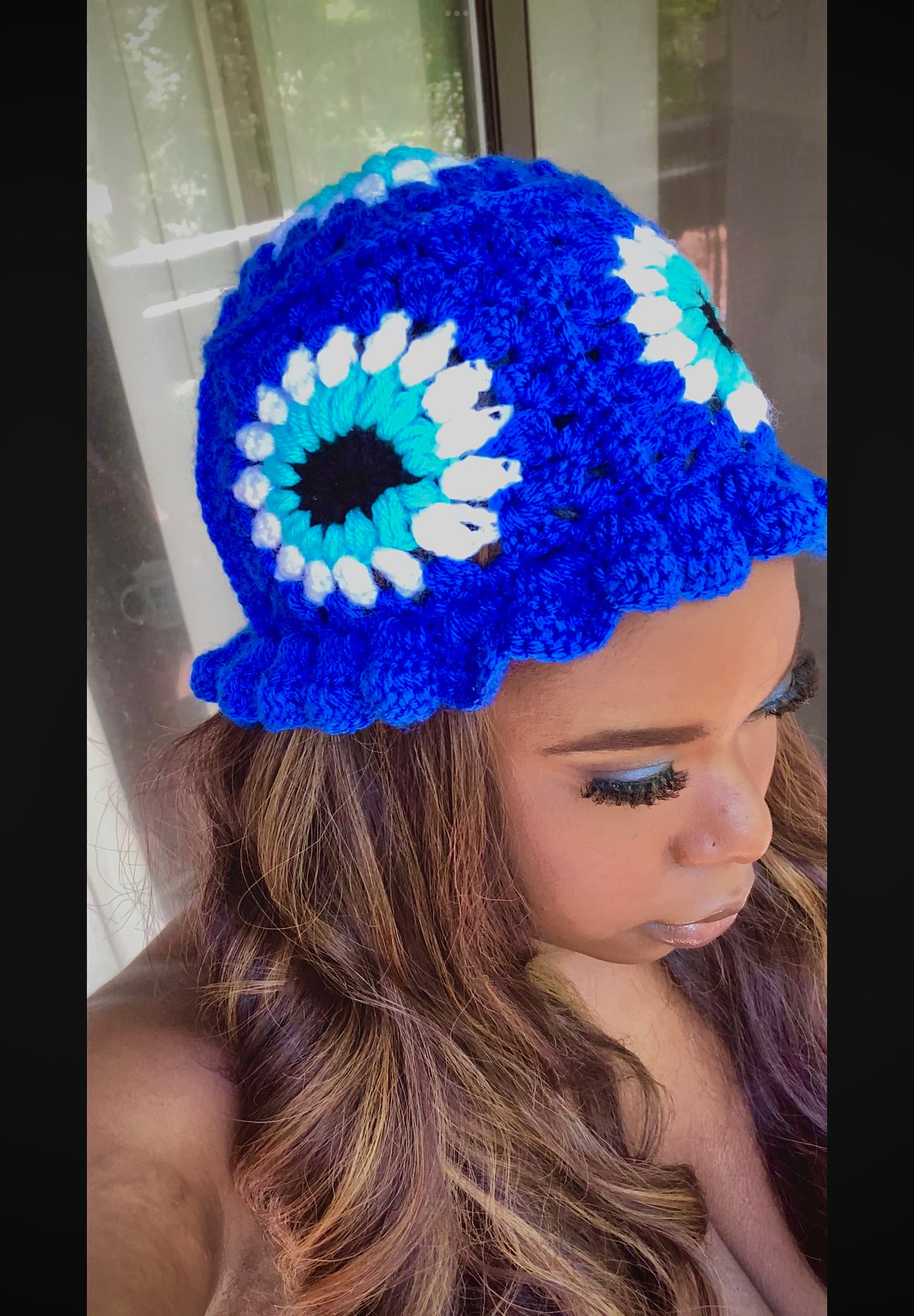 Granny Square Crochet Hat